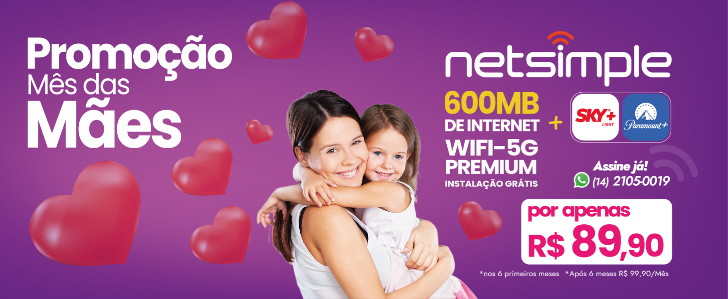 Banner Site Campanha MAI25 Dia das Mães